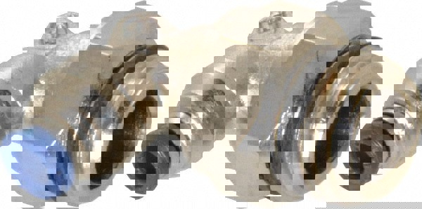 Push-To-Connect Tube to Universal Thread Tube Fitting: Swivel Elbow, 1/4